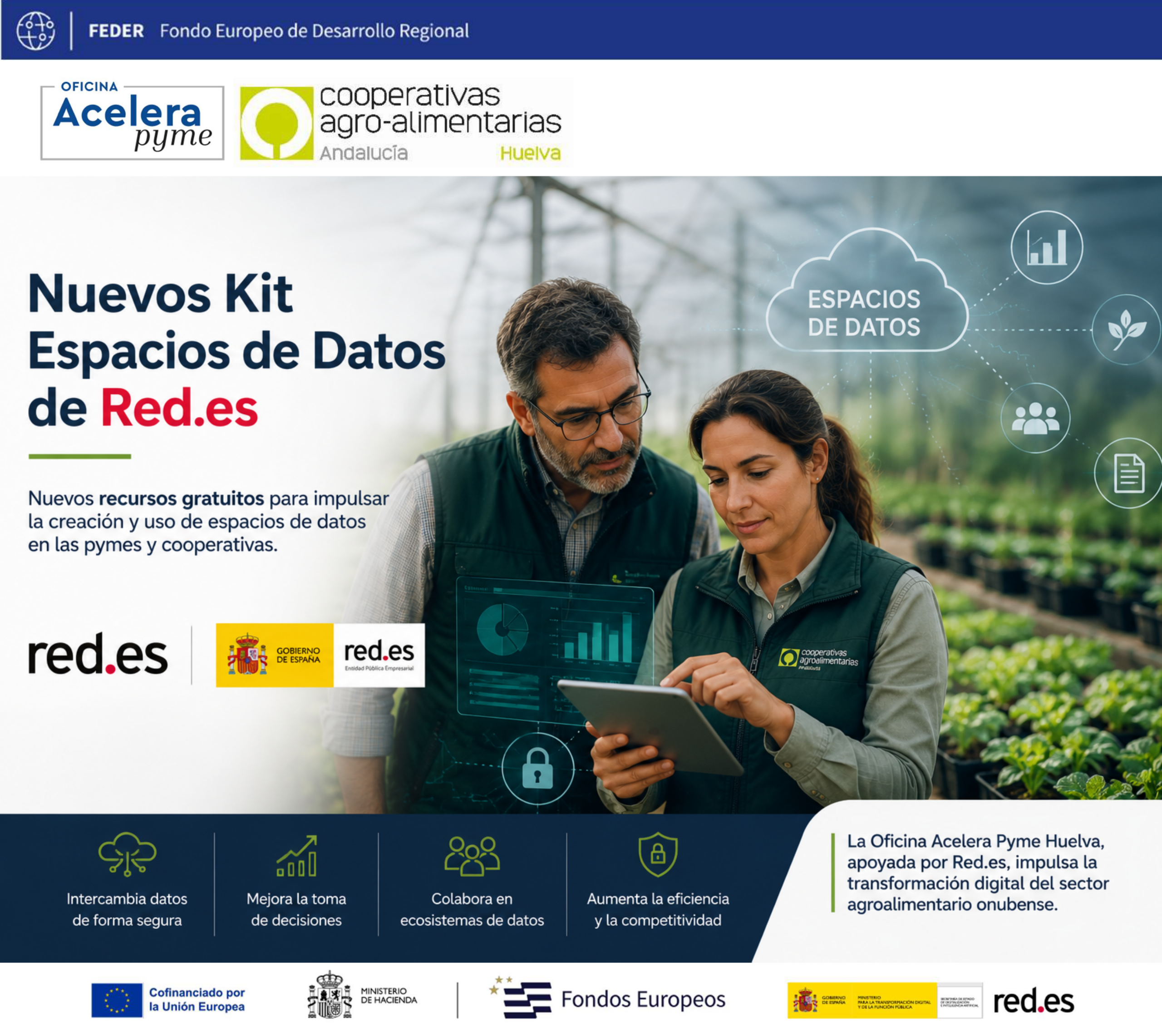Nuevos Kit Espacios de Datos – Red.es OAP HUELVA COOPS HUELVA