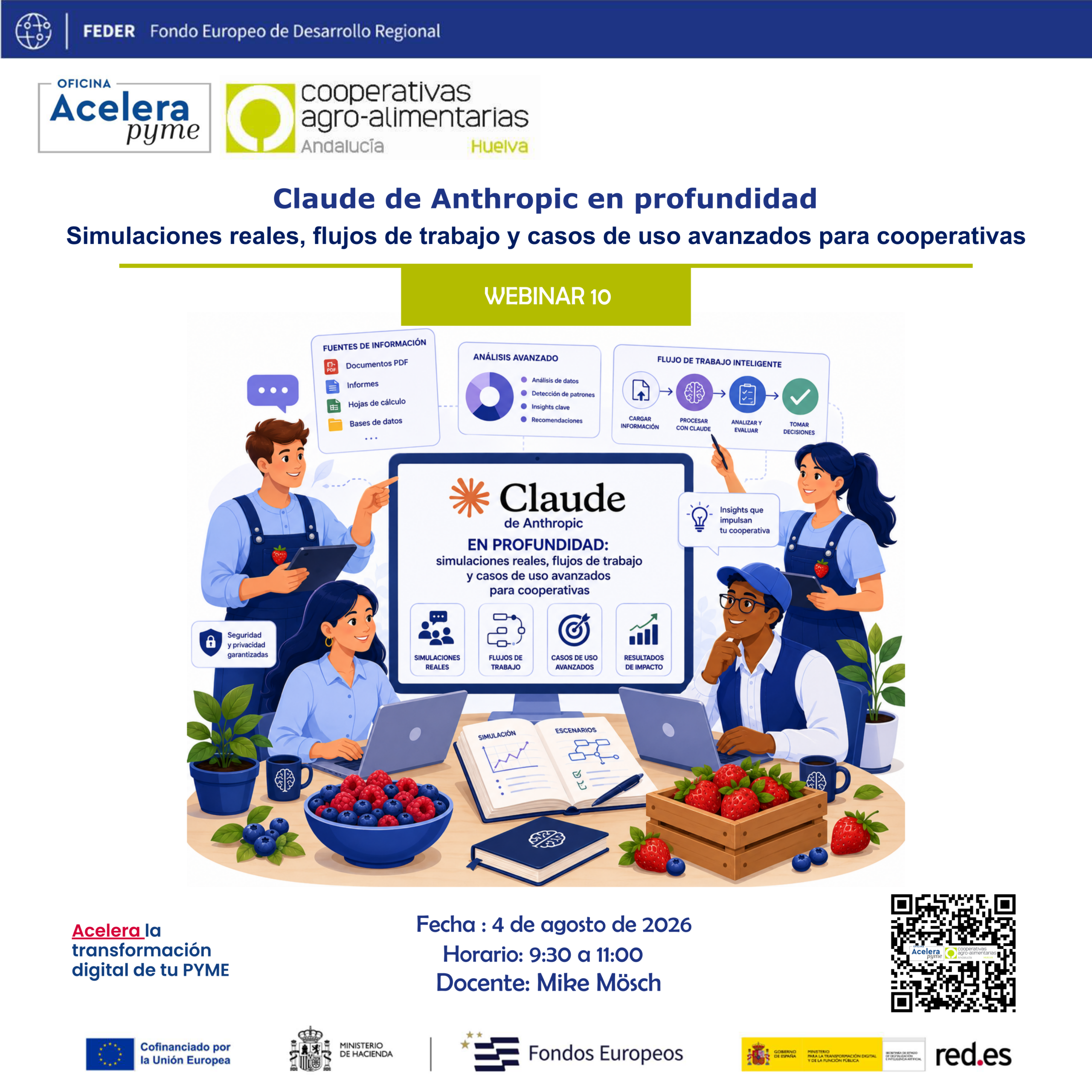 webinar 10 ia claude ACELERA PYME HUELVA COPPS HUELVA