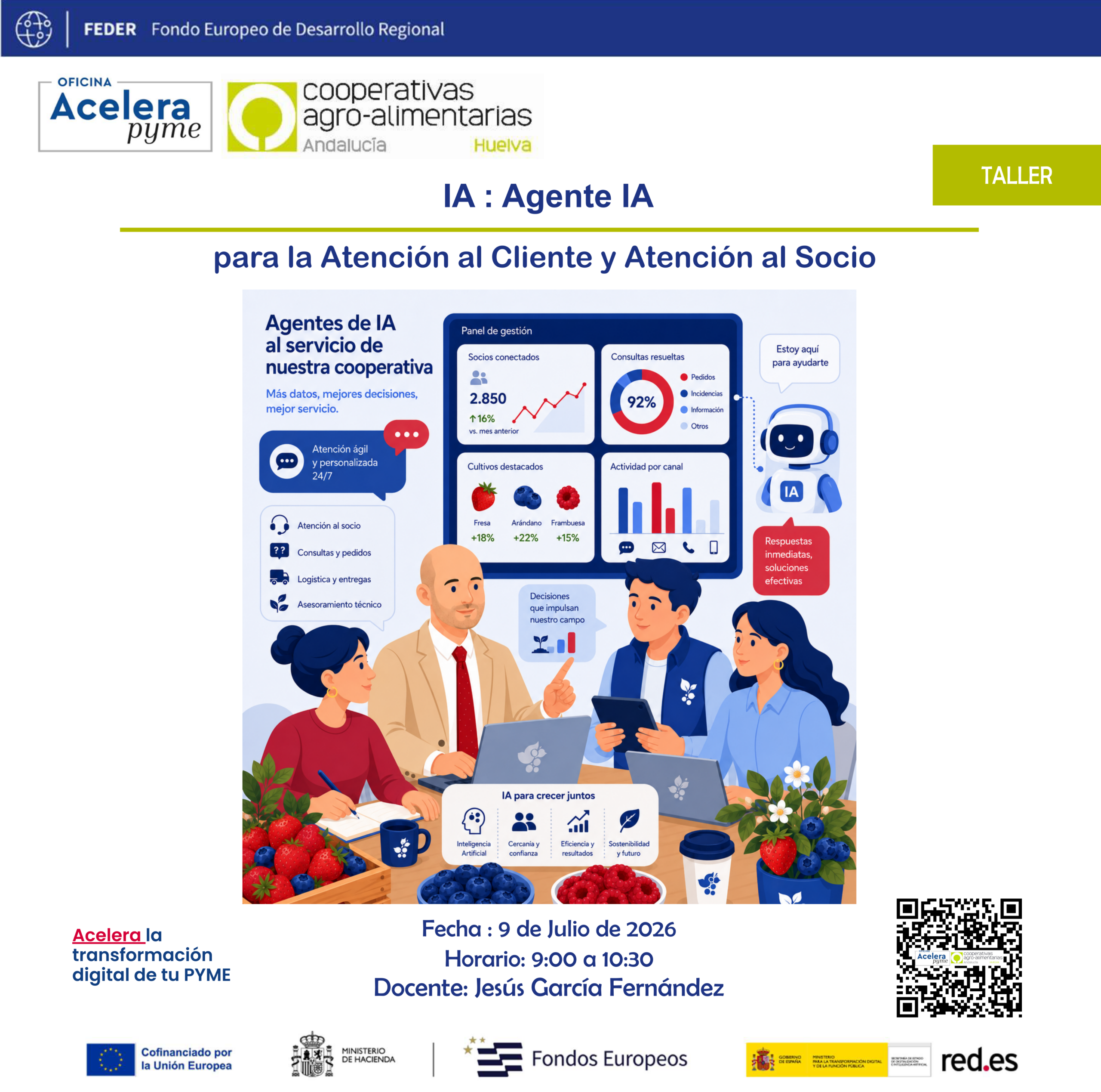 Taller Presencial IA: Agente IA para la Atención al Cliente y Atención al Socio.