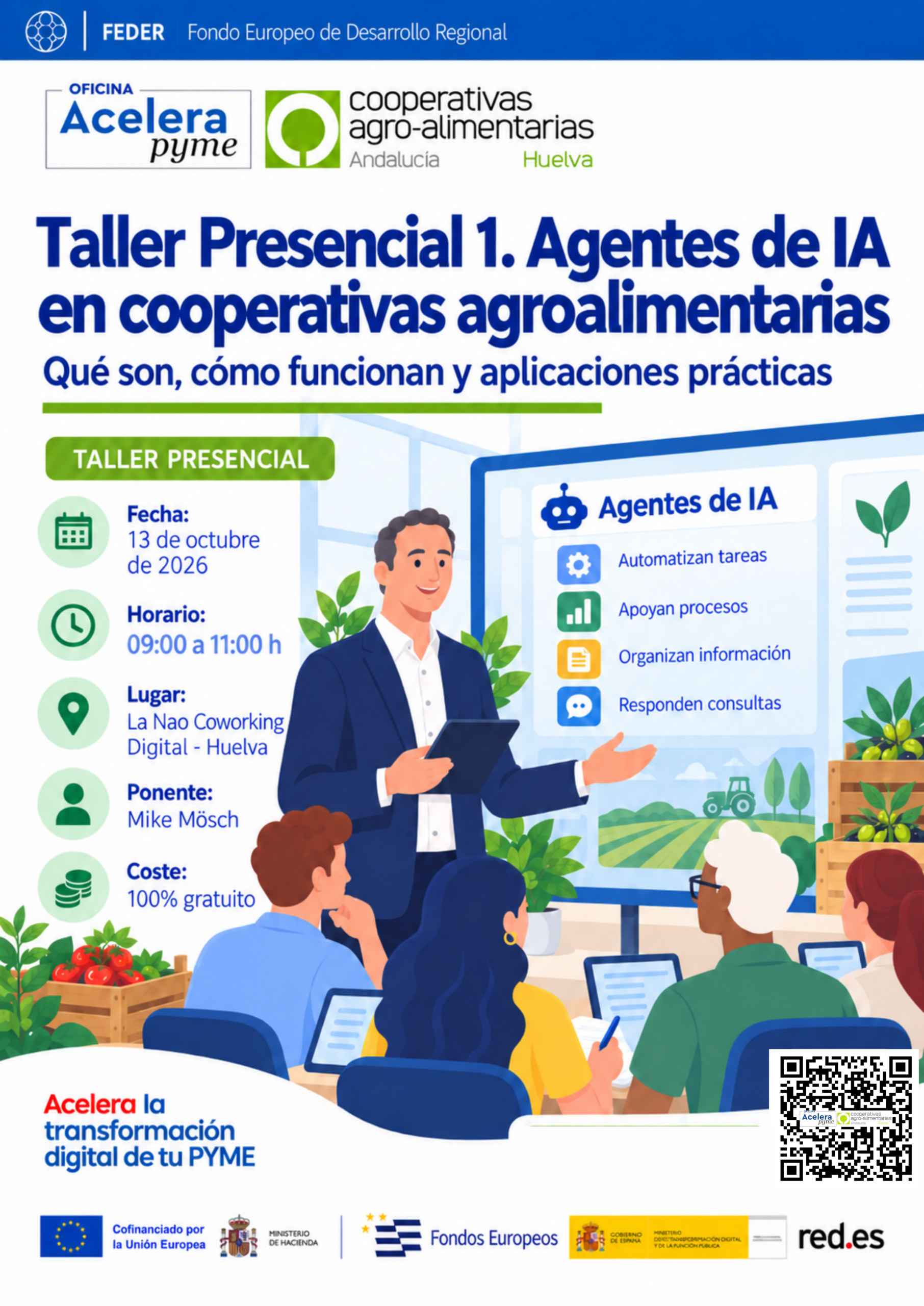 Taller presencial 1: Agentes de IA en cooperativas agroalimentarias
