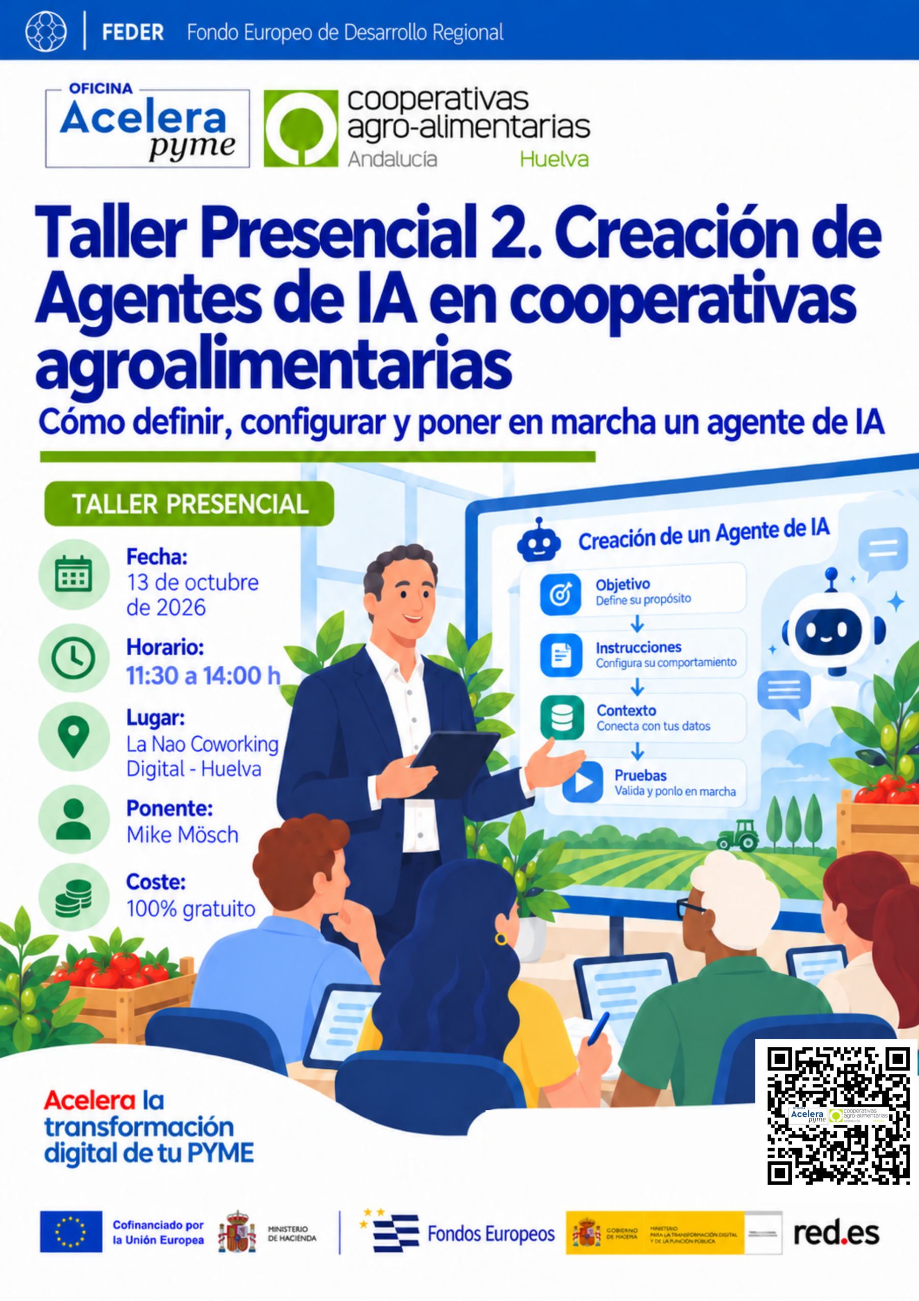 Taller Presencial 2. 20261013 Creación de Agentes de IA en cooperativas agroalimentarias